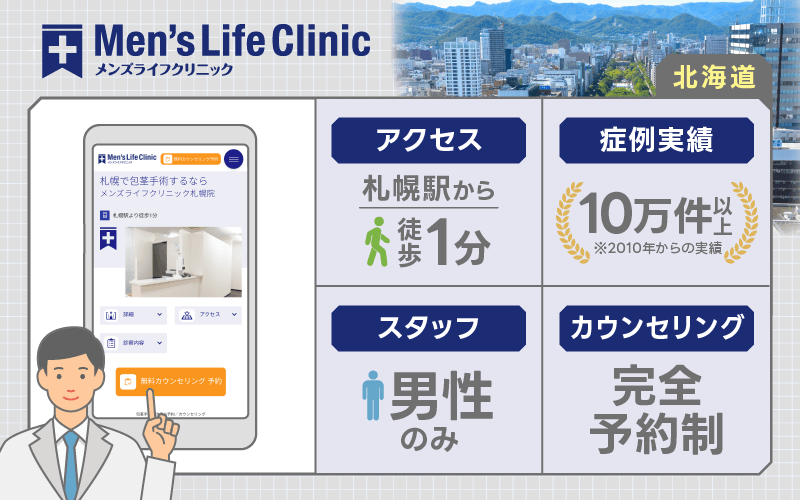 北海道 包茎手術 メンズライフクリニック
