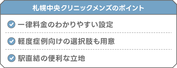 札幌中央クリニックメンズ