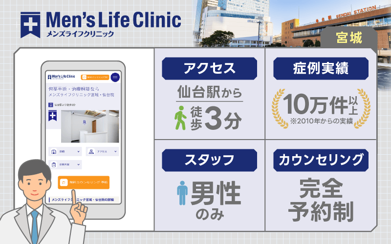 宮城 包茎手術 メンズライフクリニック