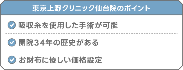 東京上野クリニック仙台院