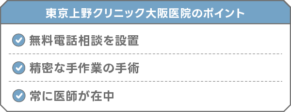 東京上野クリニック大阪医院