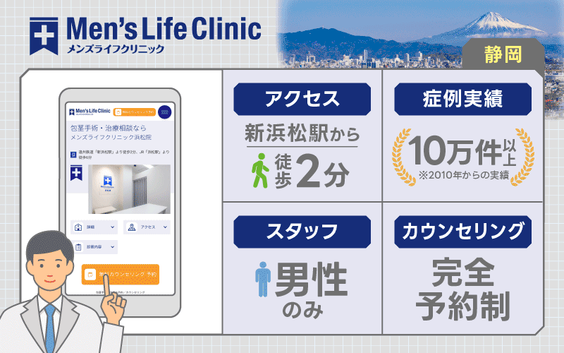 静岡 包茎手術 メンズライフクリニック