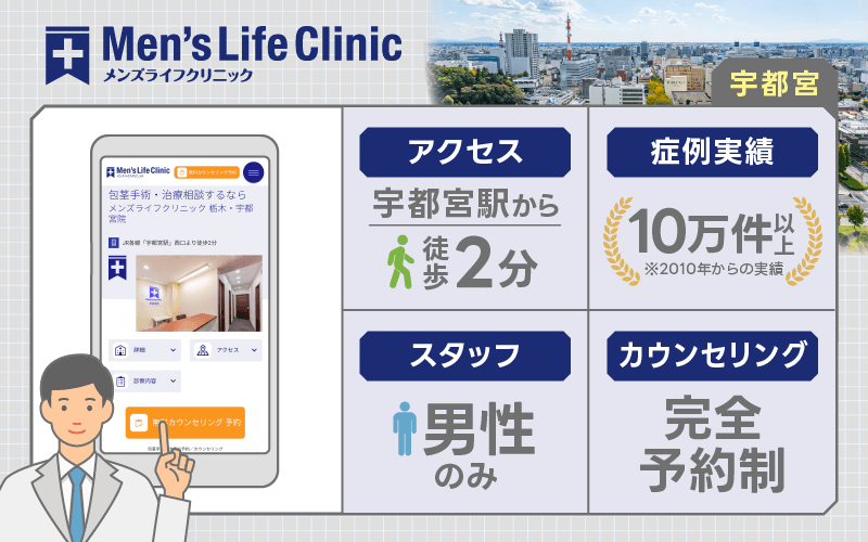 宇都宮 包茎手術 メンズライフクリニック