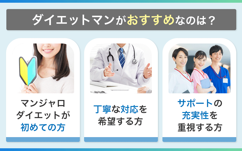 ダイエットマン マンジャロ おすすめ