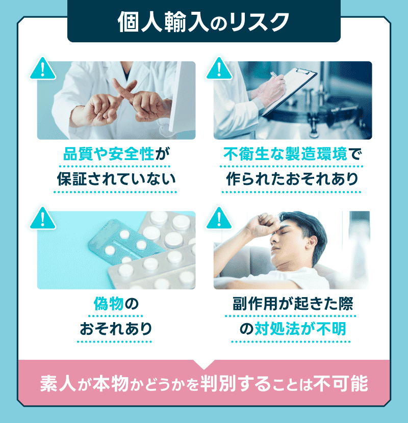 ED治療薬 個人輸入のリスク