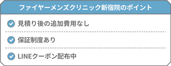 ファイヤーメンズクリニック新宿院