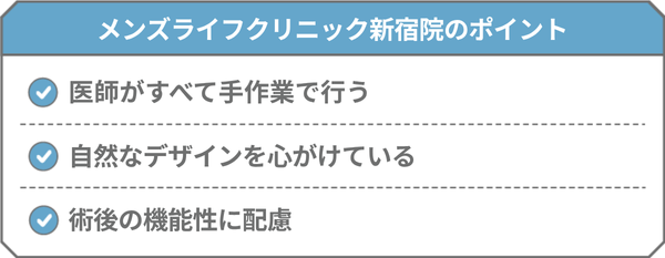 メンズライフクリニック新宿院