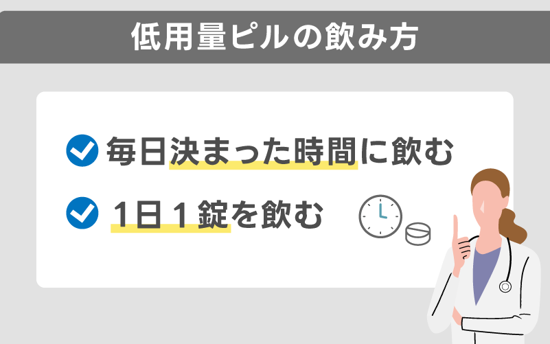 【初めての方向け】正しい低用量ピルの飲み方を確認