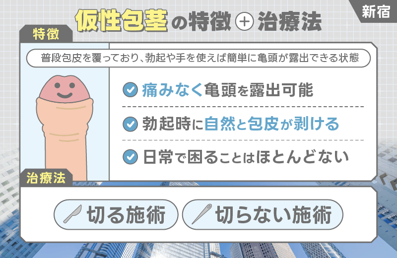 新宿 包茎手術 仮性包茎
